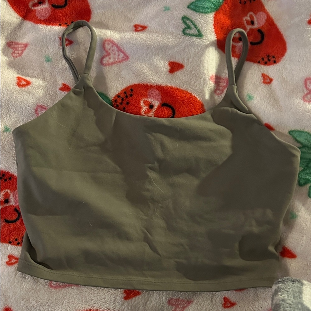 Olive Green Women's Top